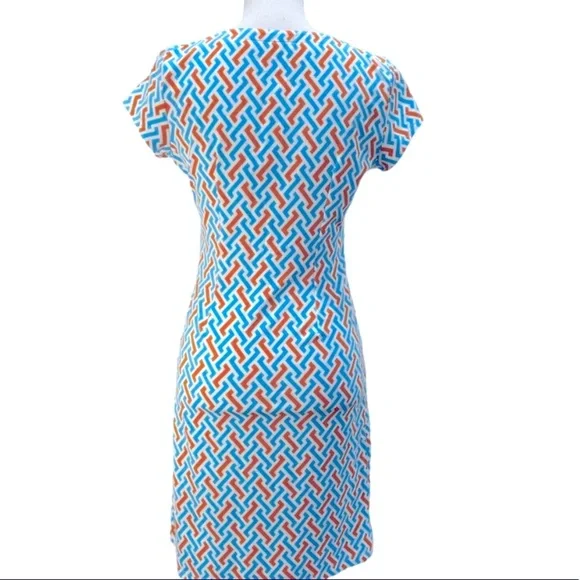 J. McLaughlin Emma Dress Geometric Print Size Medium - Picture 6 of 10